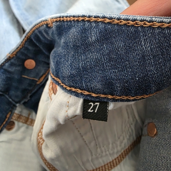 7FAM Kimmie Bootcut Jeans 27 Blue - Picture 10 of 15